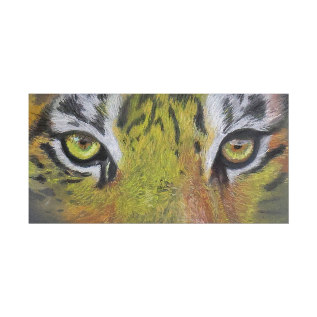 Tiger Eyes Rolled Poster — Wildlife Wall Art Print