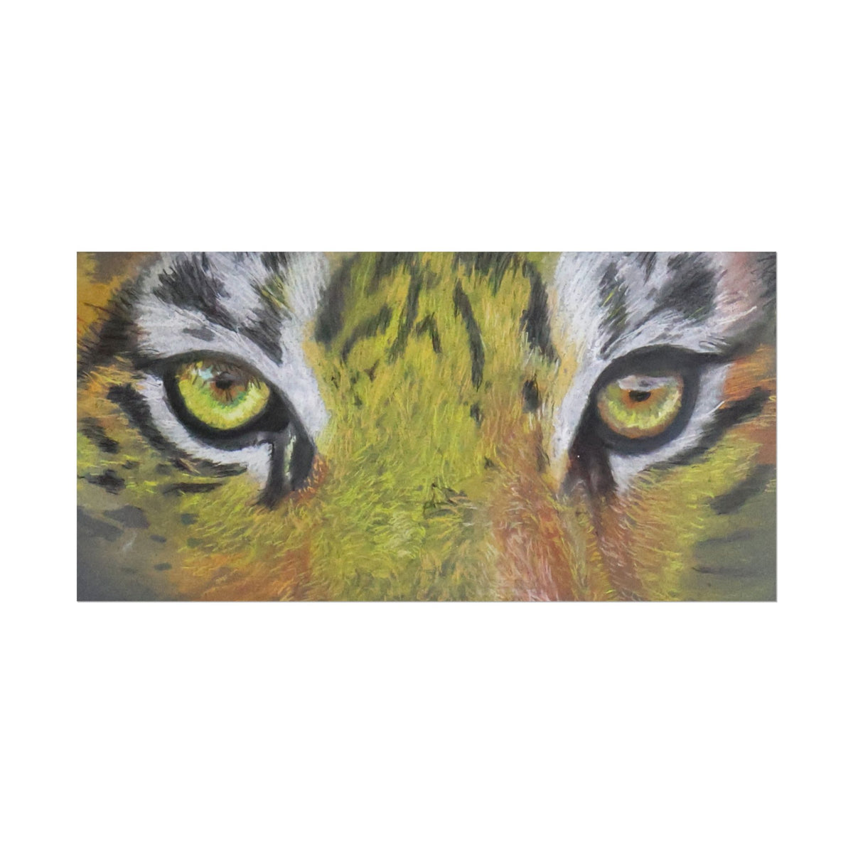 Tiger Eyes Rolled Poster — Wildlife Wall Art Print